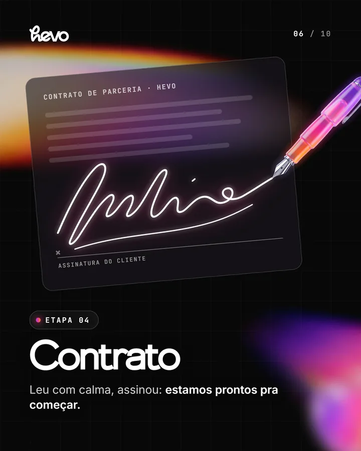 Tela 6: Contrato