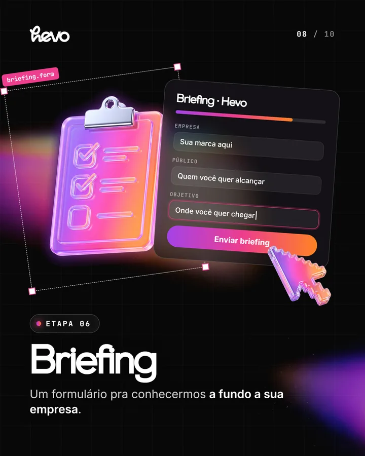 Tela 8: Briefing